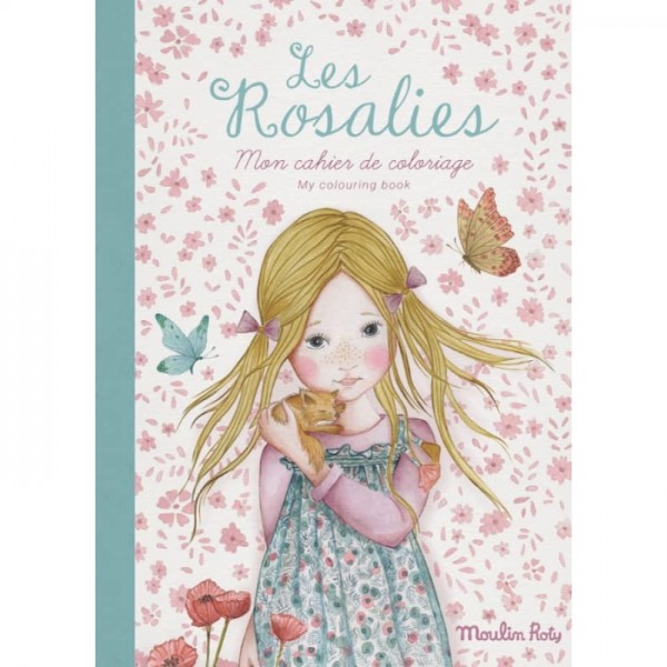Moulin Roty Τετράδιο Χρωματισμού 36 σελ Les Rosalies 710539