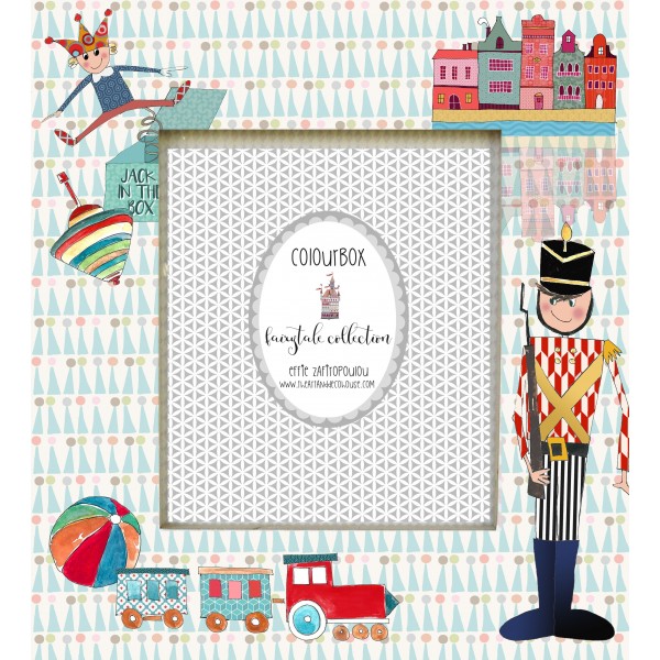 Colourbox Ξύλινη παιδική κορνίζα "Μολυβένιος στρατιώτης" AP07B