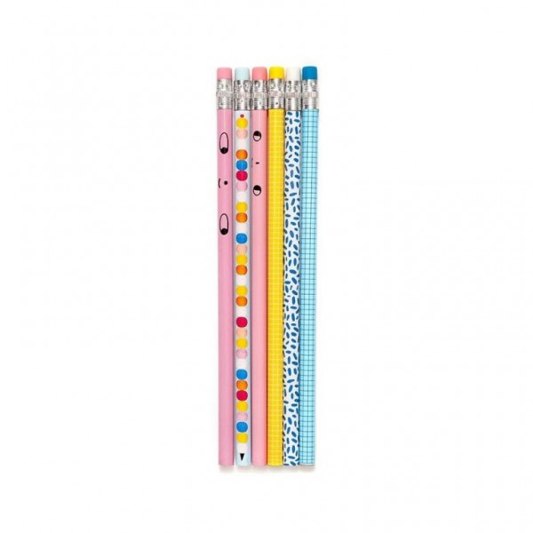Petit Monkey 6 graphite pencils PTM-PMC03